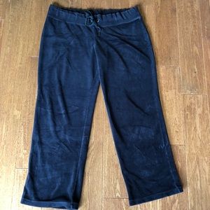 Black Drawstring Sweat-pant